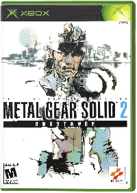 Metal Gear Solid 2: Substance Xbox  box art